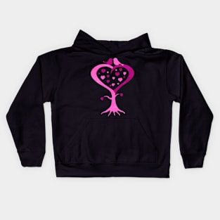 Valentines tree Kids Hoodie